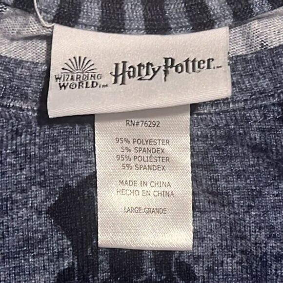 Harry Potter Themed Blue Pullover Long Sleeves Sweatshirt Size Large - Picture 8 of 11